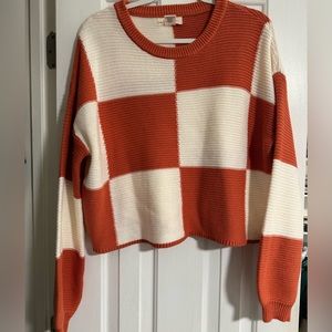 Women’s Checkered Sweater | NWOT